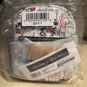 Mickey and Minnie Mouse Main Street Mini Backpack by Dooney & Bourke